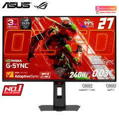ASUS - Monitor Gaming ROG Strix OLED XG27AQDMES 26.5" QHD/QD-OLED/HDMIx2/DP/Earphone Jack