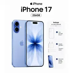 APPLE - IPhone 17 256GB eSIM cargador + Mica + Case
