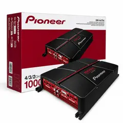 PIONNER - Amplificador De Audio Pioneer 4 Canales 1000W Auto