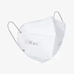 R&G - Mascarilla KN95 Earloop Plomo Caja x 15 und