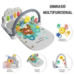 GENERICO - GIMNASIO MULTIFUNCIONAL-DIDACTICO MUSICAL PARA BEBE 3 EN 1
