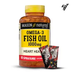 Mason Natural - Omega 3 Mason Fish Oil 1000 Mg 60 Softgels