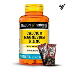 Mason Natural - Vitamina Mason Calcium Magnesium & Zinc 100 Tab