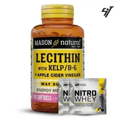 Mason Natural - Lecithin With KelpB6 Plus Apple Cider Vinegar 100 Softg