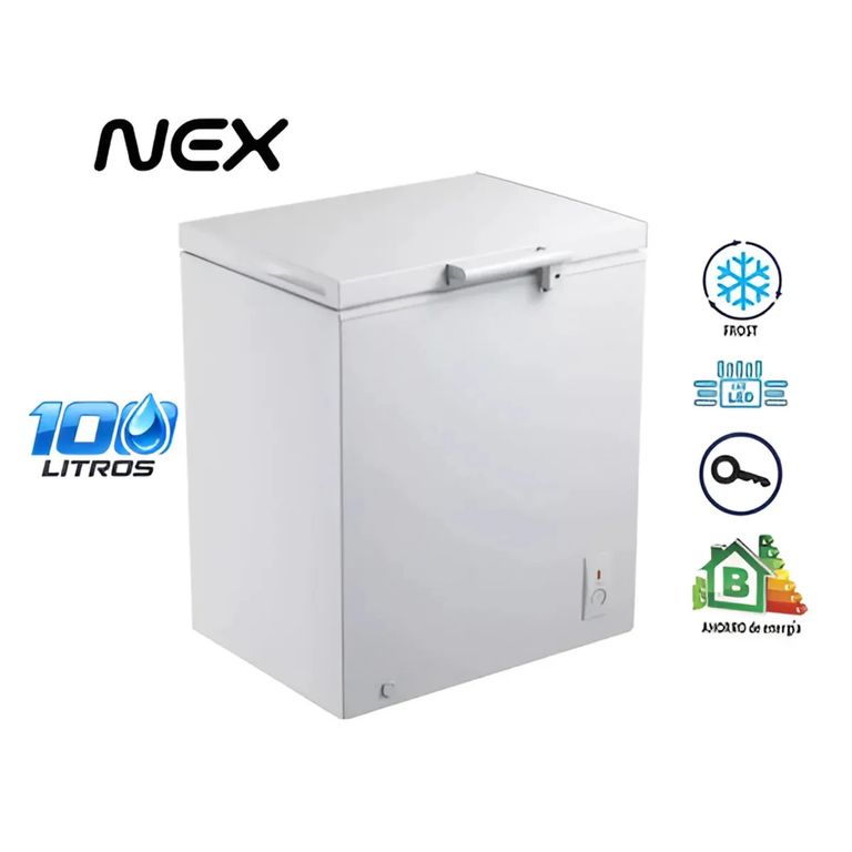 CONGELADORA HORIZONTAL 100 LITROS DIRECT COOLING BLANCO CHF1100