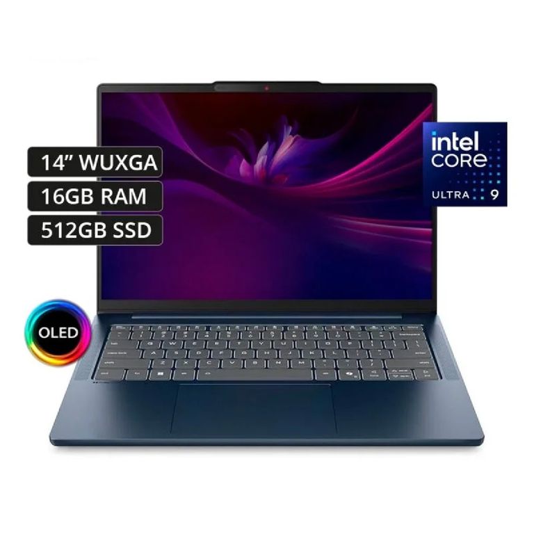 Laptop Ideapad Slim 5 14IMH10 14" OLED, Intel Core Ultra 9, 16GB DDR5, 512 GB SSD, Free DOS