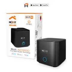 XIAOMI - TRUE MESH ROUTER AC 1200 NEXXT MODELO BOLT AC1200 COLOR NEGRO