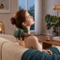 OEM - Masajeador Cuello Hombros Espalda Cervical Intenso Profundo Calor Confortable Inalámbrico Manitos