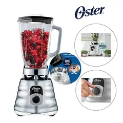 OSTER - Licuadora Clasica de 3 Velocidades Cromada