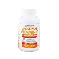 GENERICO - WHOLESOME WELLNESS LIPOSOMAL VITAMINA C 200 CAPSULAS