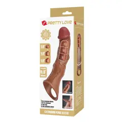 PRETTY LOVE - Ragnar Funda Extensora Realista con Ajuste de Profundidad (28 cm)