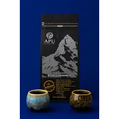 CAFE - Apu Café De Especialidad 250g Blend Cajamarca - GRANO + 2 taza espresso japones