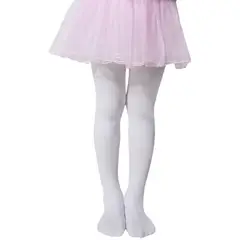NACIONAL - Panty Blanca de Algodón Licrado para Ballet Todas las Tallas