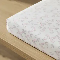 GENERICO - Sábanas bajeras de cuna 130 x 70 En algodón Arcoirís
