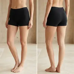 GENERICO - Pack x3 Calzones tipo Bóxers de Mujer 100% Algodón Pima Premium Tiro Medio