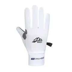 VATYERTY - Guantes Hombre Mujer Seda helada Blanco