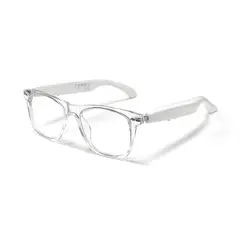 RENVMEXY - Lentes Inteligentes F16 Montura Transparente Lentes Transparentes Anti Luz Azul Traducción Audio