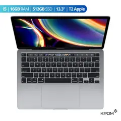 APPLE - MacBook Pro 2020 13.3” i5 16GB RAM + 512GB SSD Gris Espacial Reacondicionado Grado A