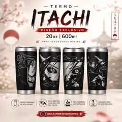 GENERICO - Termo Itachi Akatsuki 20 Oz 600 ml Edición Exclusiva