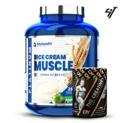 BLUHEALTH NUTRITION - Crema De Arroz Platinum 2.5Kg Apple Cinnamon+Creatina 300Gr