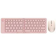 HP - Mouse S1000 Inalámbrico Ratón 2.4G Y Toumi Teclado Bluetooth Plegable Portátil