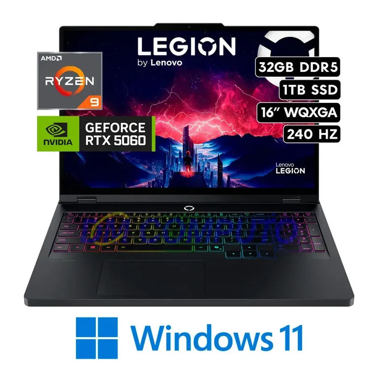 LEGION PRO 5 | AMD RYZEN 9 8945HX RAM 32GB 1TB SSD NVIDIA RT