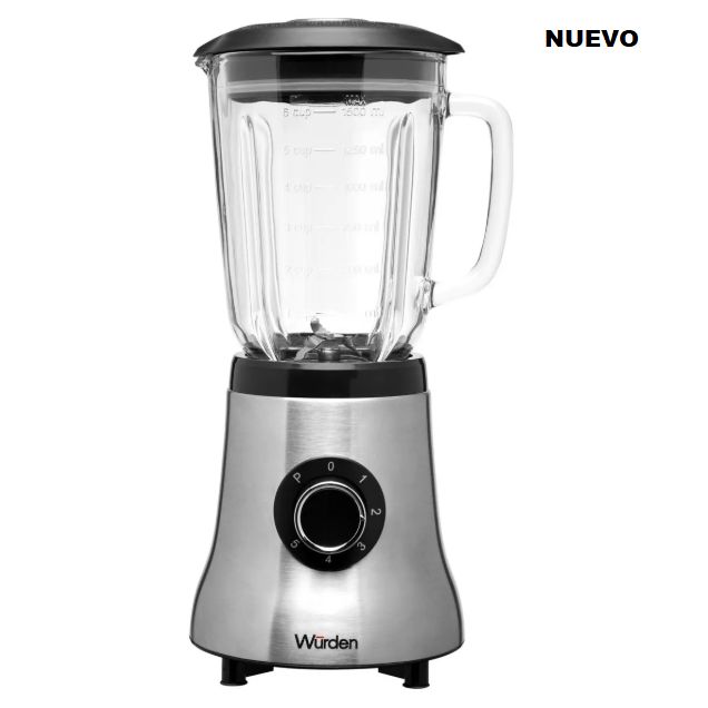 Licuadora WURDEN 1.5L DE ACERO CON SISTEMA DE SEGURIDAD