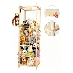 ANYHOGAR - Organizador De Juguetes Peluche Estante Infantil