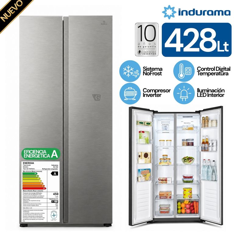 Refrigeradora RI-769 No Frost 428L