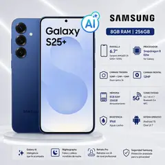 SAMSUNG - Celular Galaxy S25+ 5G 8GB RAM 256GB
