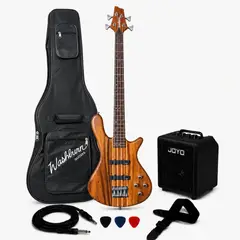 WASHBURN - BAJO ELECTRICO TAURUS T24 NATURAL - AMPLIFICADOR JOYO 30W
