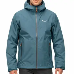 SALEWA - Casaca impermeable Puez Powertex - Pond blue