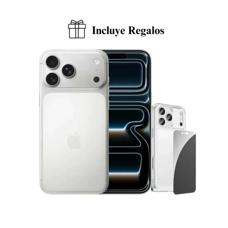 IPhone 17 Pro Max 256GB (Chip fisico) Silver -------- OPEN BOX + DADO 20W + CASSE Y MICA