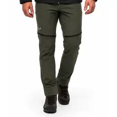 SALEWA - Pantalón Puez Talveno - Dark olive