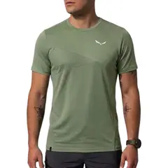 SALEWA - Polo manga corta Puez Dry - Faded green