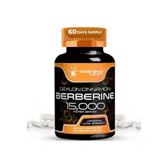 GENERICO - WELLNESS LABSRX CEYLON CINNAMON BERBERINE 15,000MCG 120 CAPSULAS
