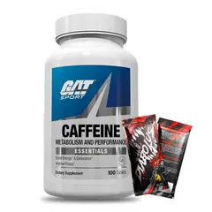 GAT - Cafeina SPORT - 100 Tabletas + 2 Sachet Diabolus