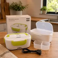 GENERICO - Lonchera Eléctrica Portátil Calentador de Comida 40W con Compartimentos