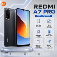 XIAOMI - Celular Redmi A7 Pro 4GB RAM 128GB NEGRO NEGRO NEGRO