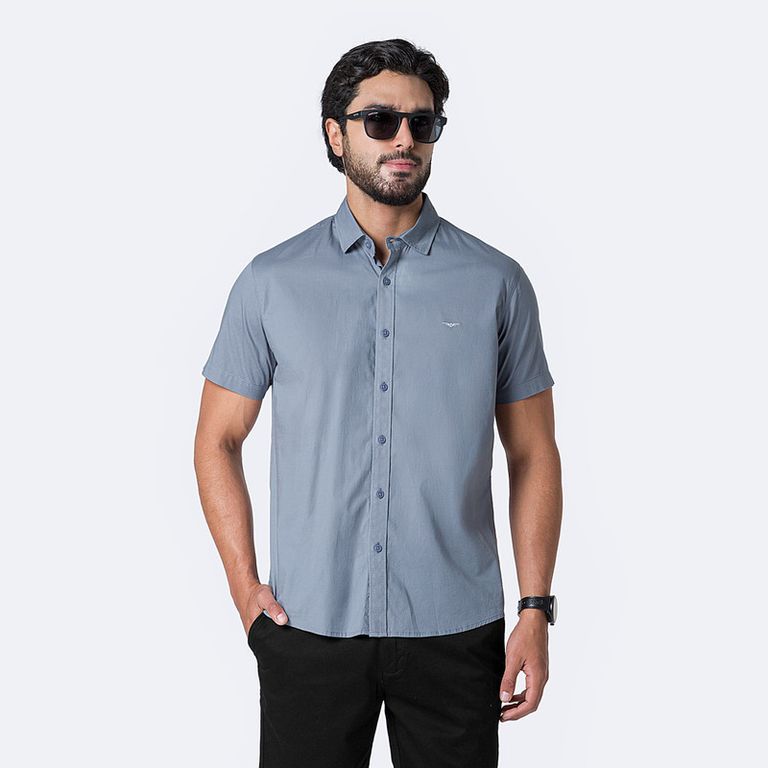 Camisa Popelina Stretch Hombre Benedikto