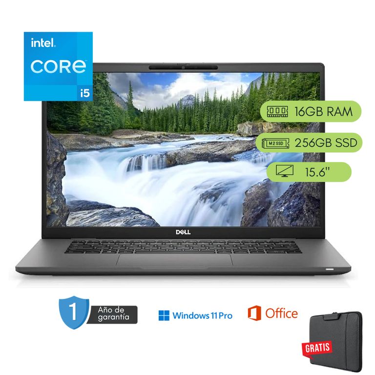 Laptop Latitude 7520 Core i5 11va 16GB RAM 256 GB SSD Reacondicionada