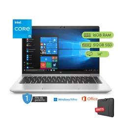 HP - Laptop ProBook 440 G8 Core i5 11va 16GB RAM 512 GB SSD Reacondicionada