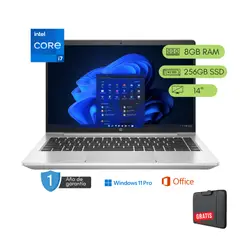 HP - Laptop ProBook 440 G9 Core i7 12va 8GB RAM 256 GB SSD Reacondicionada