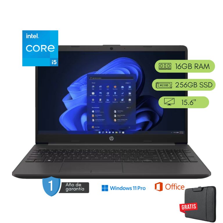 Laptop 250 G8 Core i5 11va 16GB RAM 256 GB SSD Reacondicionada