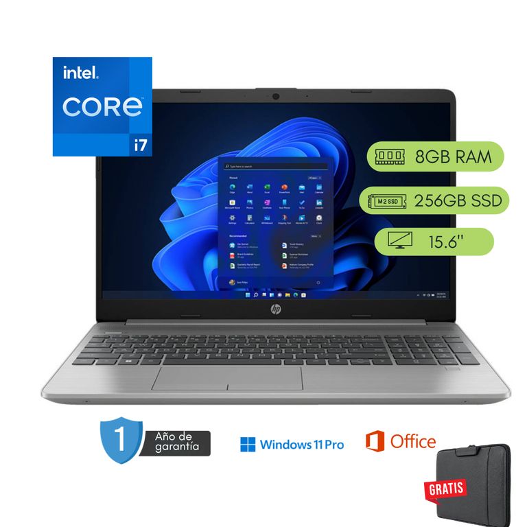 Laptop 250 G8 Core i7 10ma 8GB RAM 256 GB SSD Reacondicionada