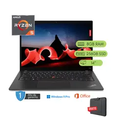 LENOVO - Laptop ThinkPad T14s Ryzen 5 Pro 4650U 8GB RAM 256 GB SSD Reacondicionada