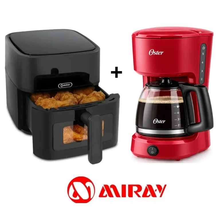 Promo Olla Freidora OFM-113 mas Cafetera Oster BVSTDCS51R