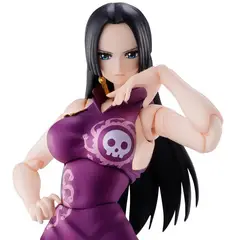 BANDAI - Figura de Acción One Piece SH Figuarts Boa Hancock Marineford Luffy