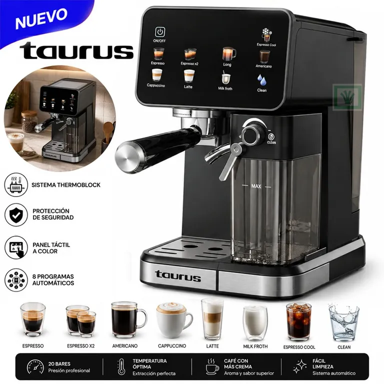 Cafetera Espresso Mod. Rápido 800