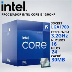 INTEL - PROCESADOR CORE i9-12900KF LGA1700 3.2/5.2 GHz 30MB - 030537.